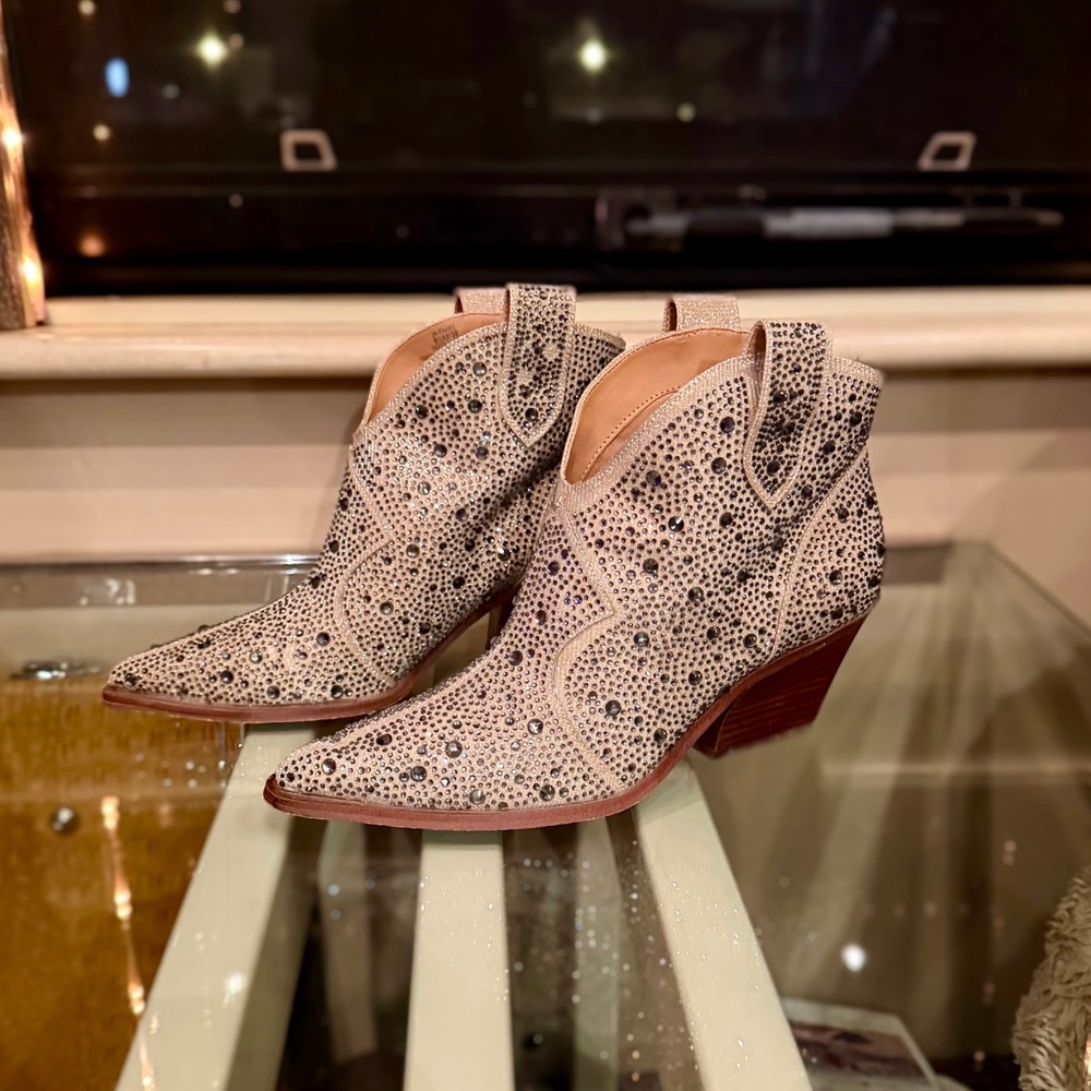 Jessica Simpson Rhinestone Cowboy Boots